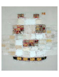 Contemporary painting: Acrylic On Canvas: Contemporary painting: Acrylic On Canvas ARTIST: ADA SIZE:W 120 X H 140 cm Original - Certified Ref: ADA120X1404