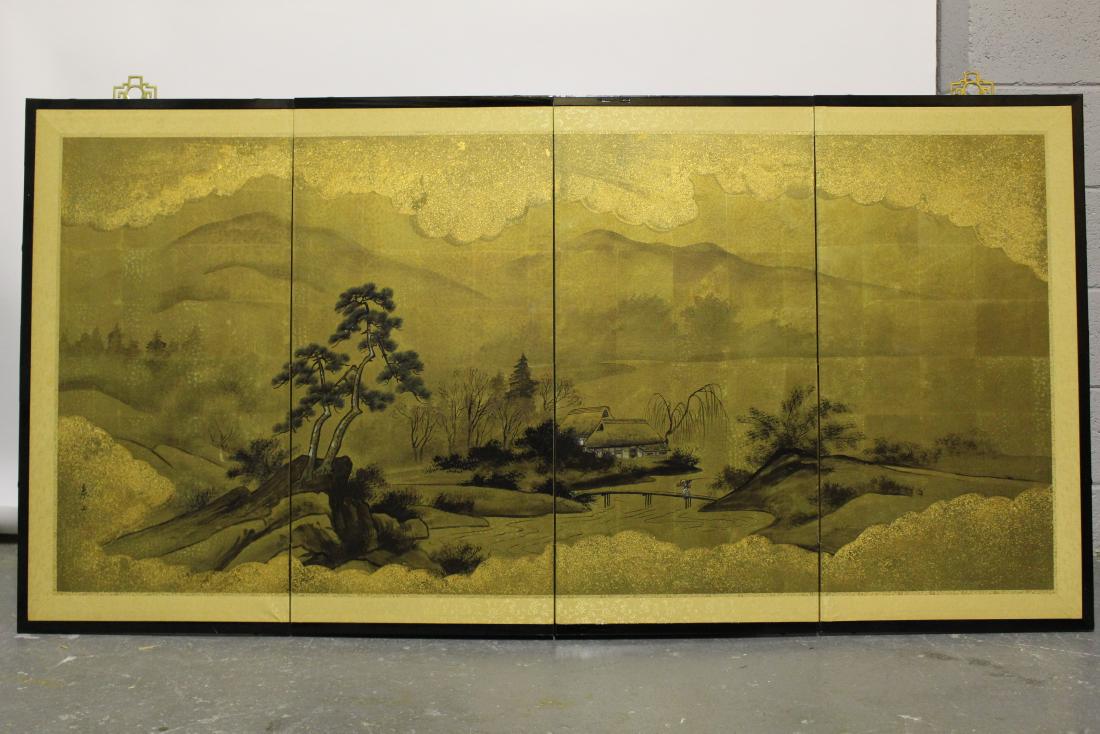 Four Panel Japanese Folding Screen (1 of 4)