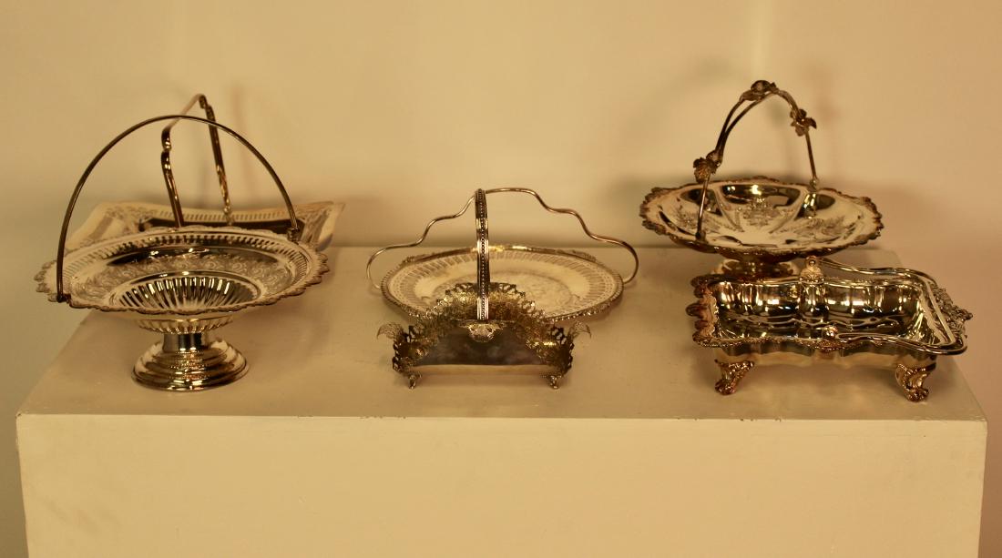 Six Silver Plate Baskets (1 of 10)