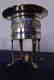 Three Silver Plate Serving Plates with Cobalt Liners - 4