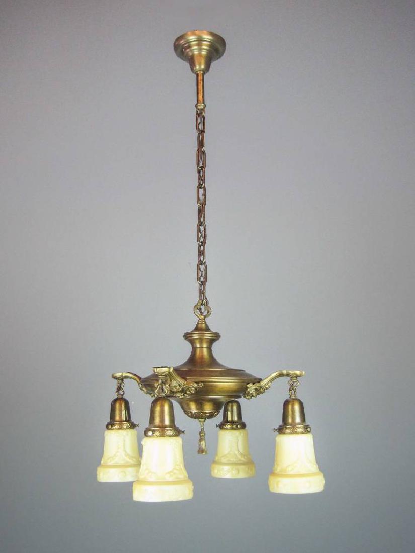 Embossed Original Pan Light Fixture (4-Light) (1 of 5)