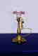 Victorian Table Lamp with Stylized Leaf Base - 3