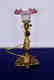 Victorian Table Lamp with Stylized Leaf Base - 4
