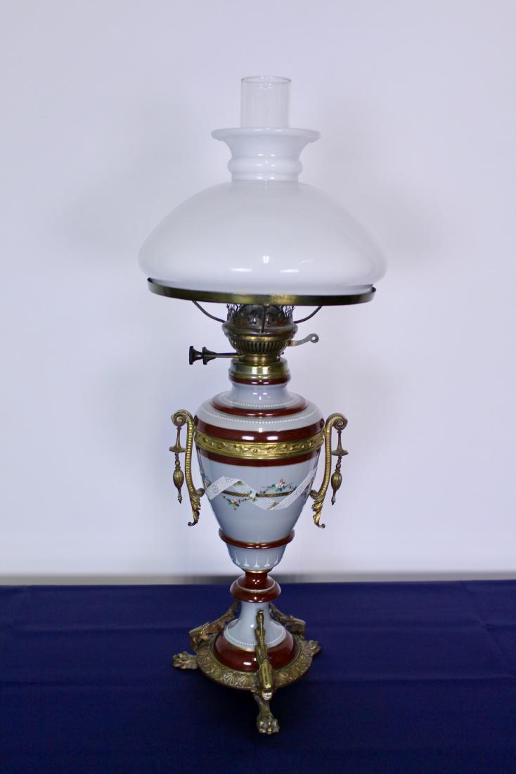 Bristol Glass & Brass Lamp (1 of 7)