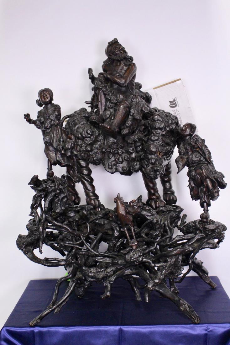 Rare High Quality Large Chinese Zitan Root Carving (1 of 17)