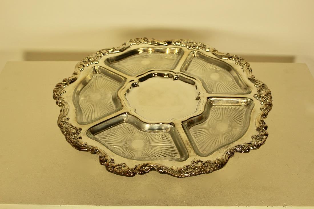 Silver Plated Lazy Susan (1 of 2)