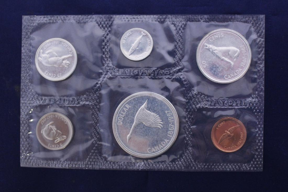 1967 Royal Canadian Mint Set with Certificate (1 of 3)
