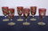 C. 1890 Match Set of 6 Splendid Moser Goblets