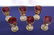 C. 1890 Match Set of 6 Splendid Moser Goblets - 5