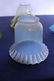 4 Victorian Assorted Pressed Glass Shades - 3