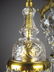 French Empire Crystal Basket Light Fixture (4 Light) - 6