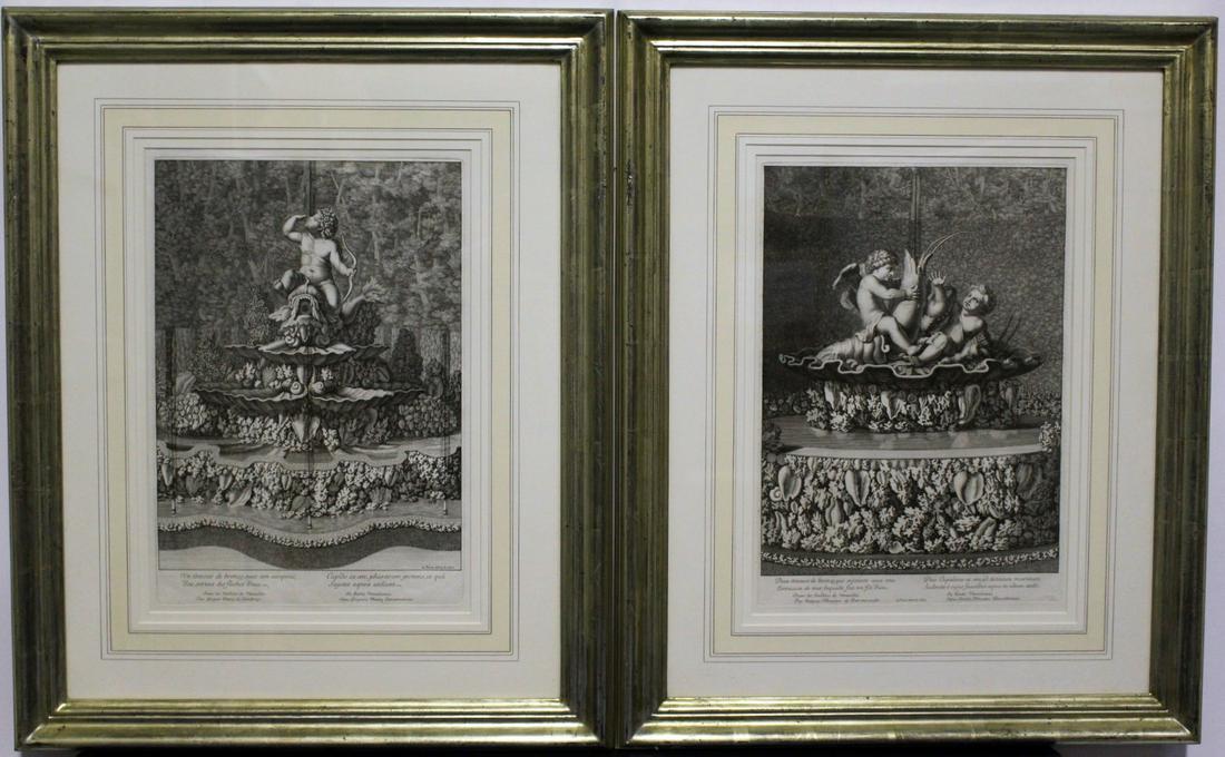 Two 17th Century French Signed Copper Engravings (1 of 8)