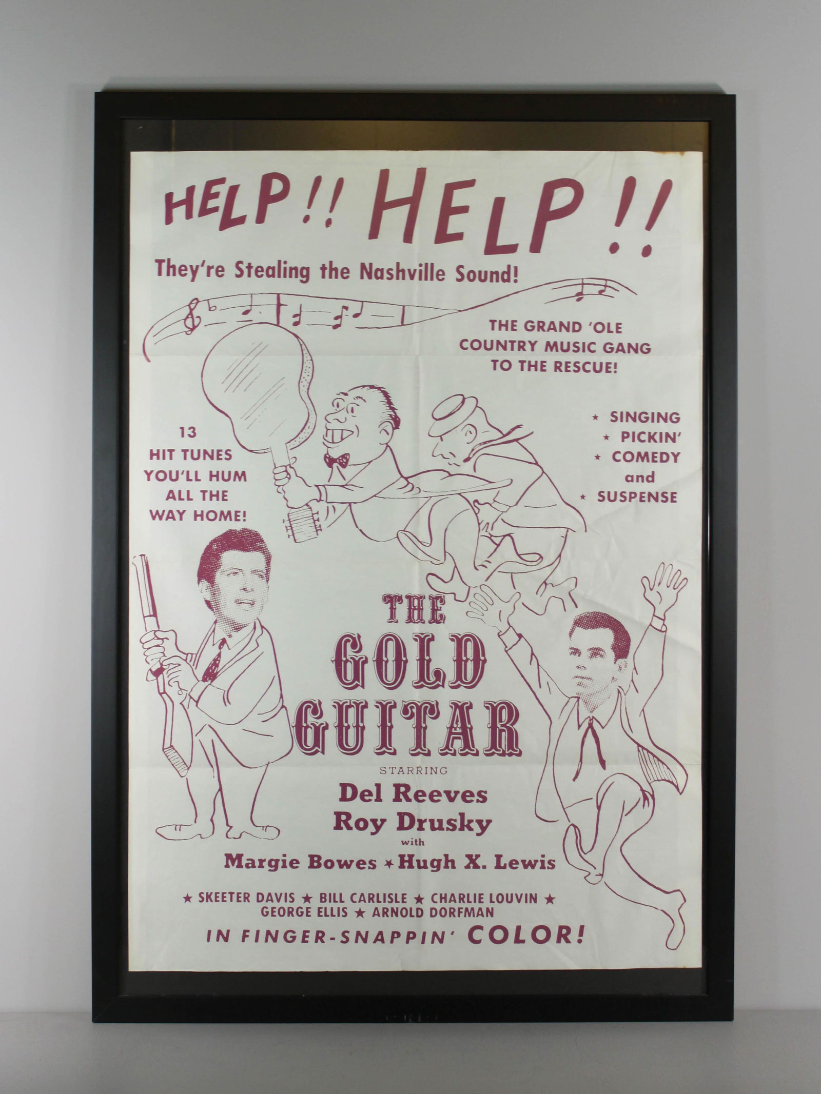 "The Gold Guitar" Vintage Movie Poster (1 of 3)