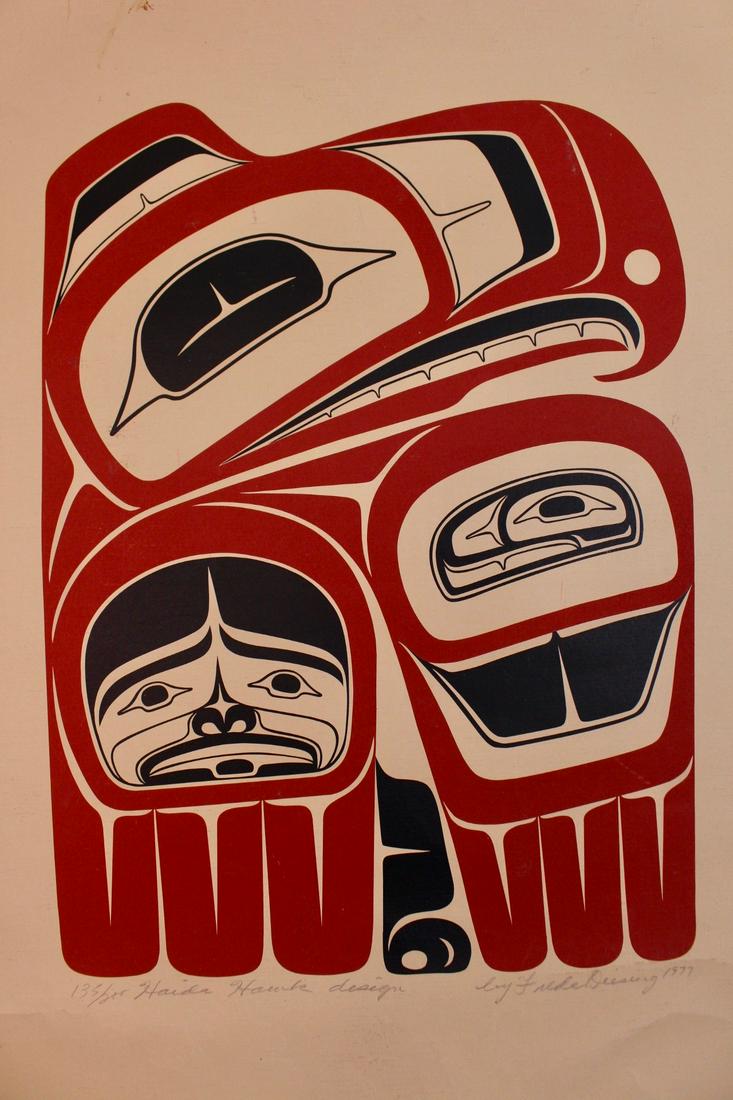 "Haida Hawk Design" by Northwest Coast Indigenous (1 of 10)