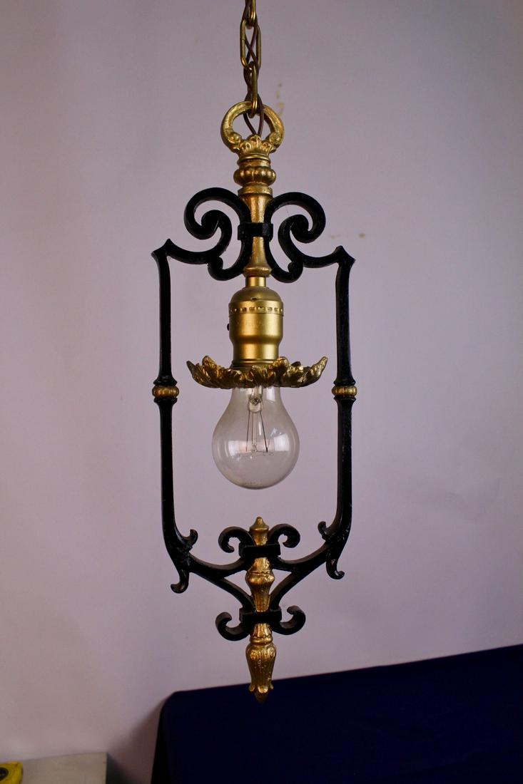 Ca.1925 Spanish Influence Pendant Light (1 of 9)