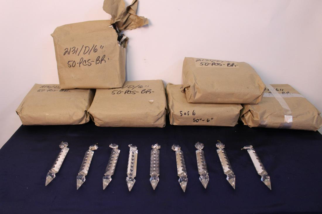 Collection of 300 Pined and Notched Crystals (1 of 9)