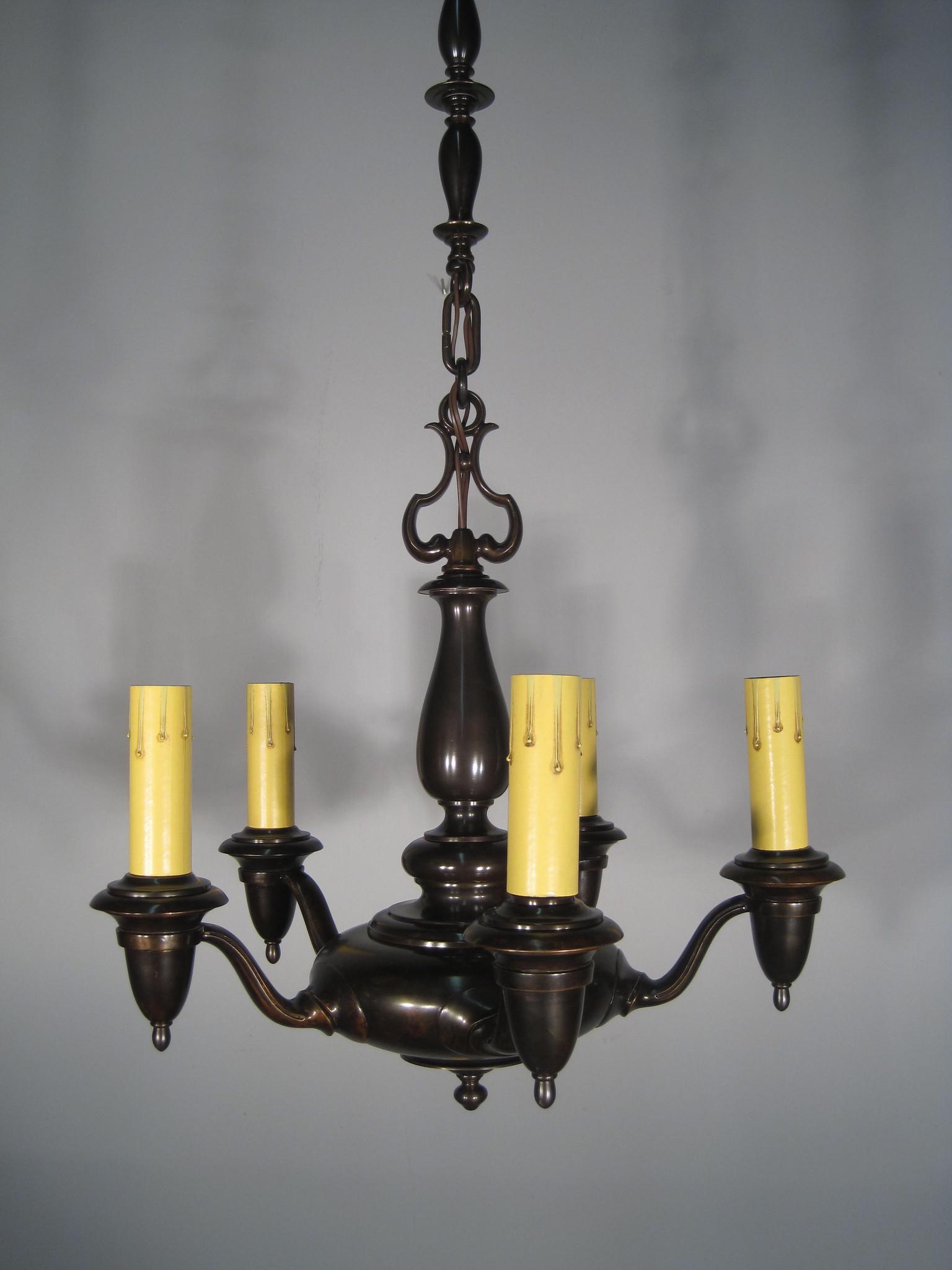 "BRADLEY and HUBBARD" Colonial Revival Light Fixture (1 of 6)