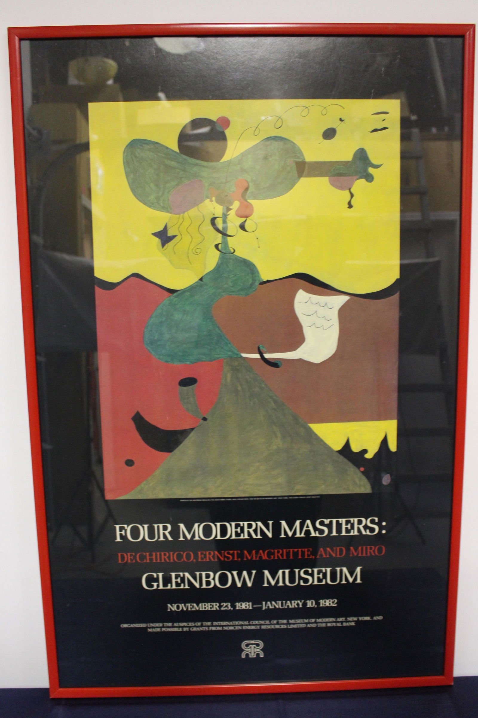 Joan Miro Poster for Four Masters Exhibition (1 of 4)