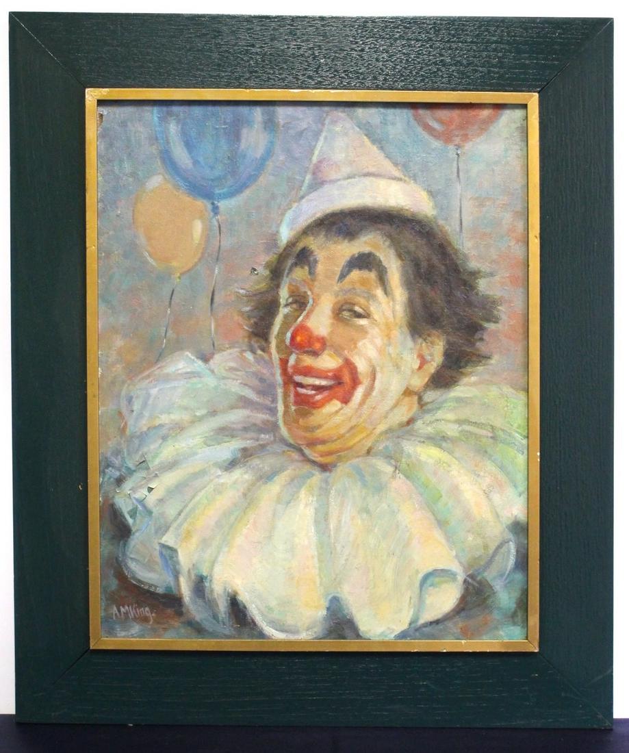 AM King Painting of Clown (1 of 6)