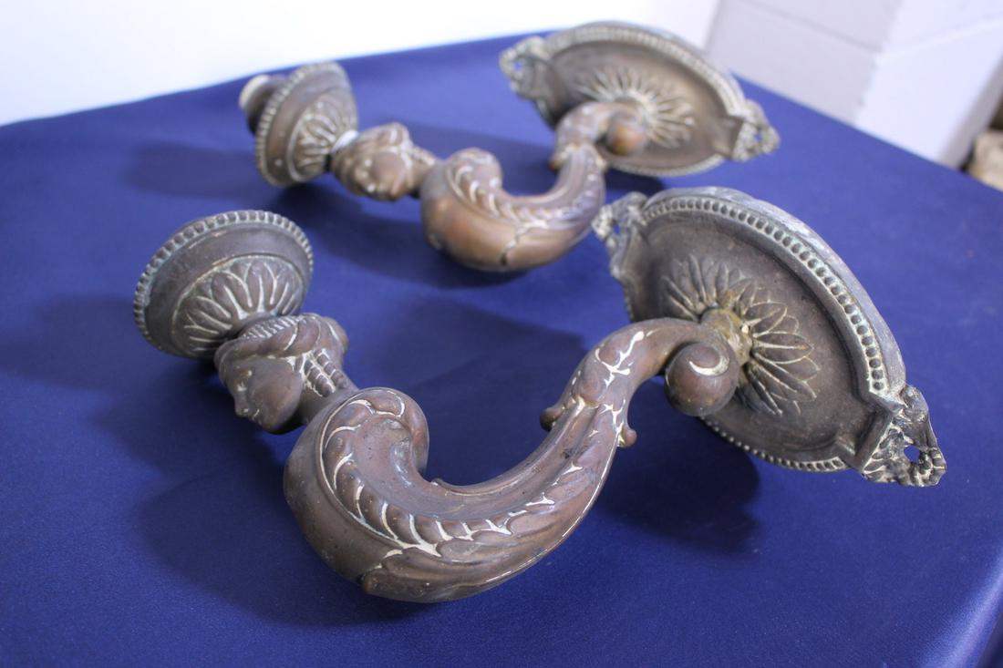 Pair of Antique Figural Ornate Wall Sconces (1 of 12)