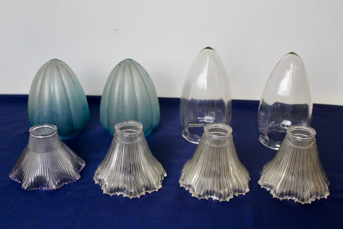 8 Assorted Style Glass Shades (1 of 9)