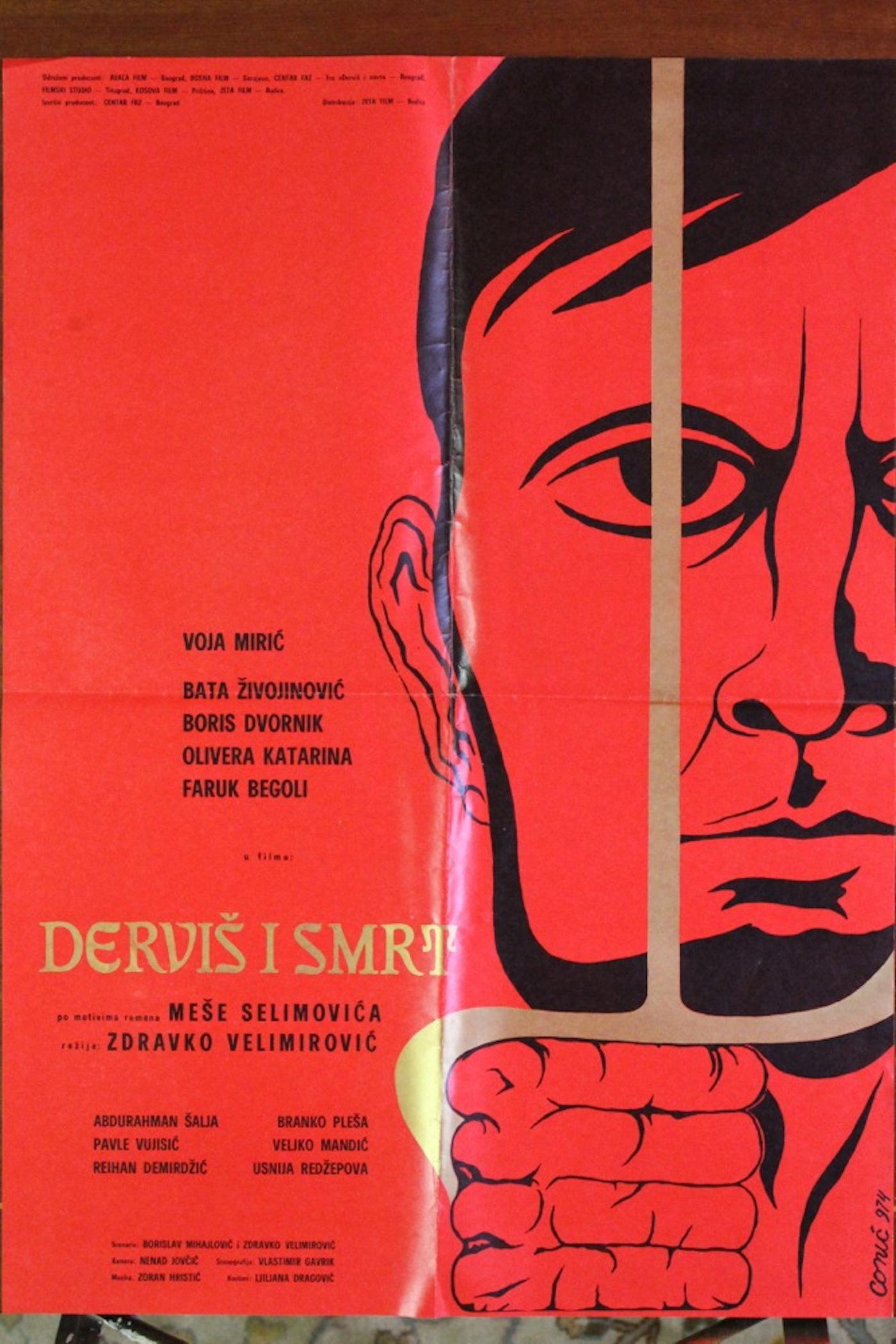 "Dervis I Smrt" Original Vintage Movie Poster 1974 (1 of 6)