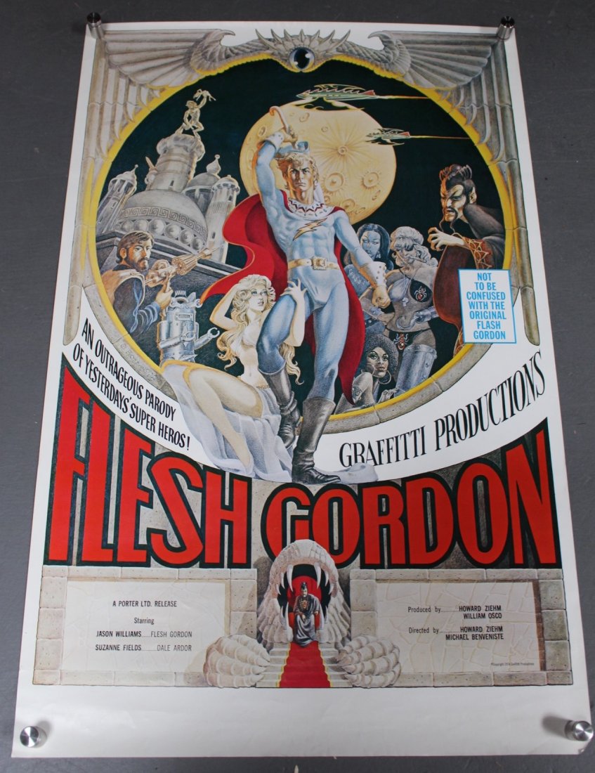 Vintage Movie Poster of 1974 Film Flesh Gordan (1 of 5)