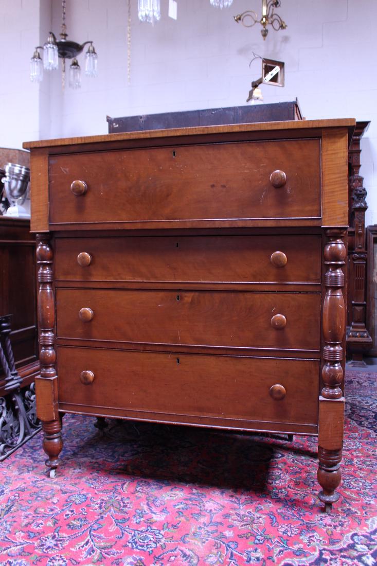 19th Century 4 Drawers Cherry Dresser from New York Estate (1 of 8)