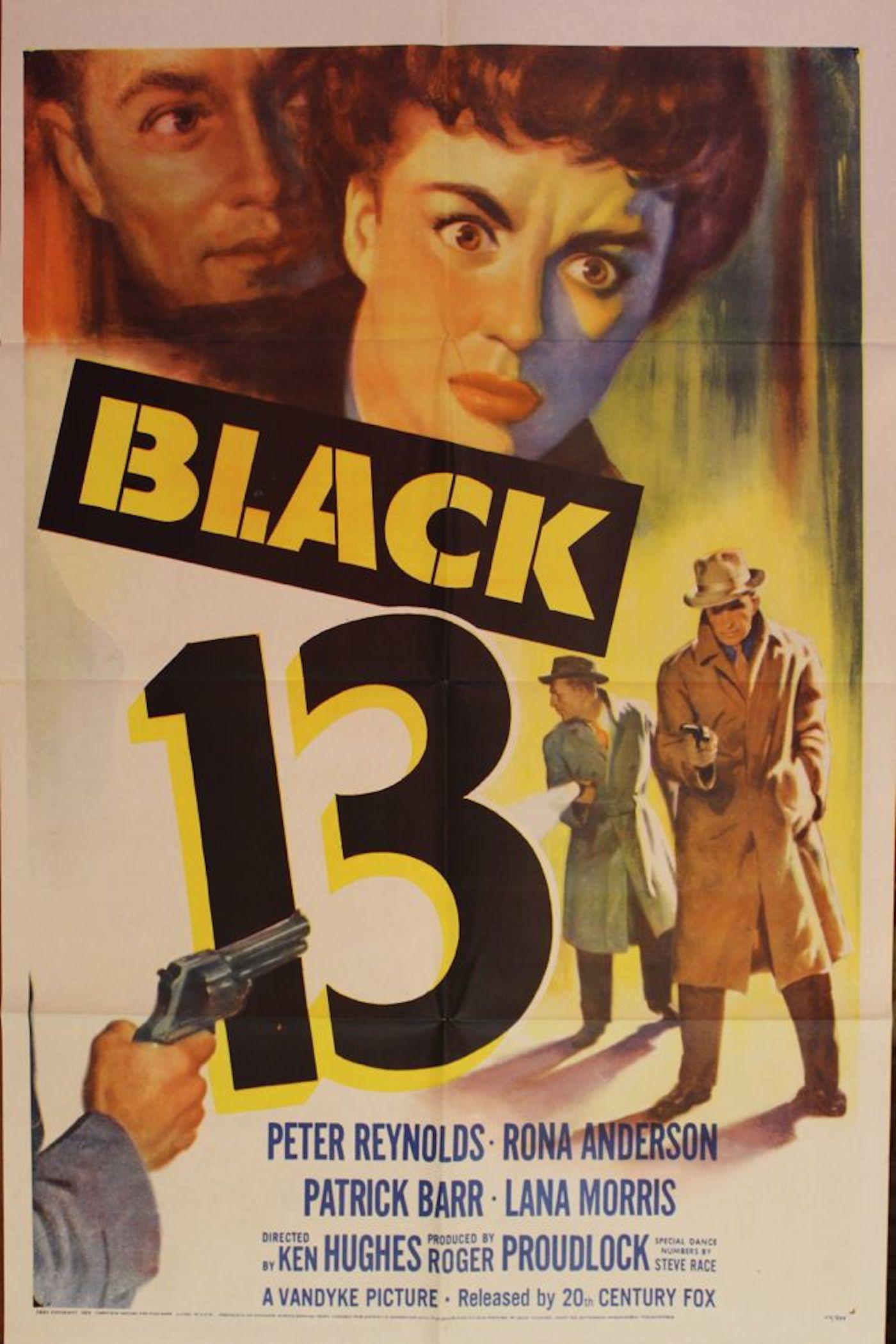 Black 13 Original Movie Poster 1953 (1 of 7)