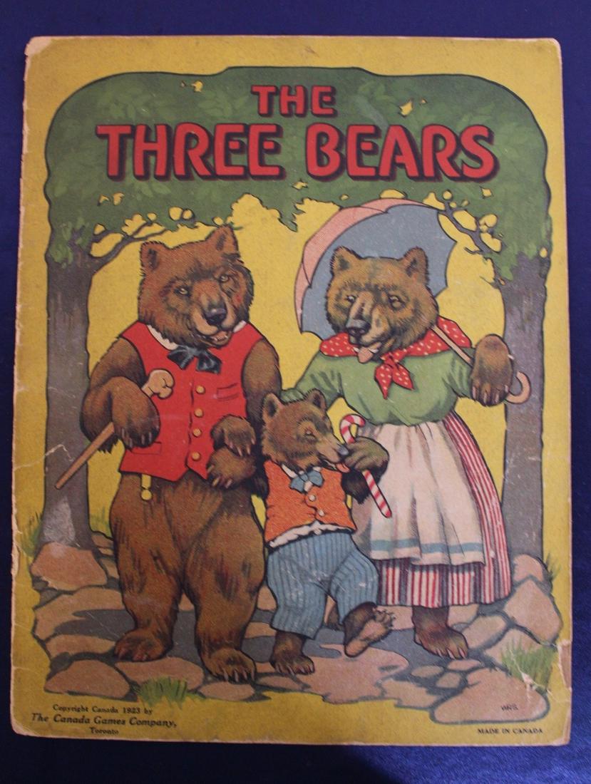 1923 The Three Bears Illustrated Story Book (1 of 5)