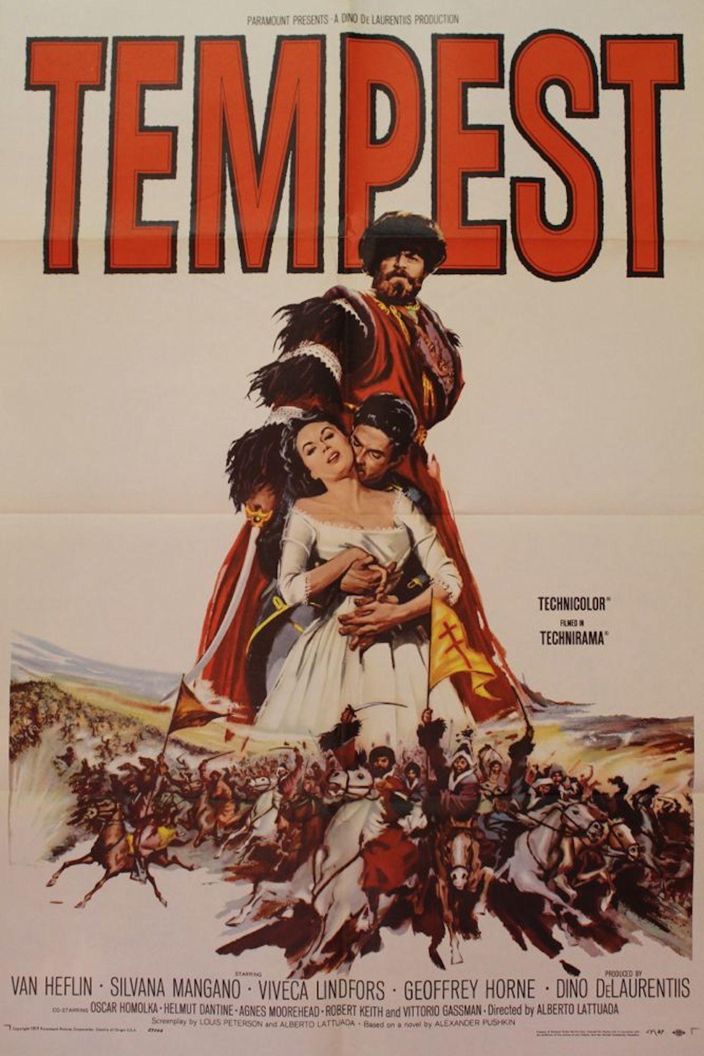 Tempest Original Movie Poster 1958 (1 of 7)