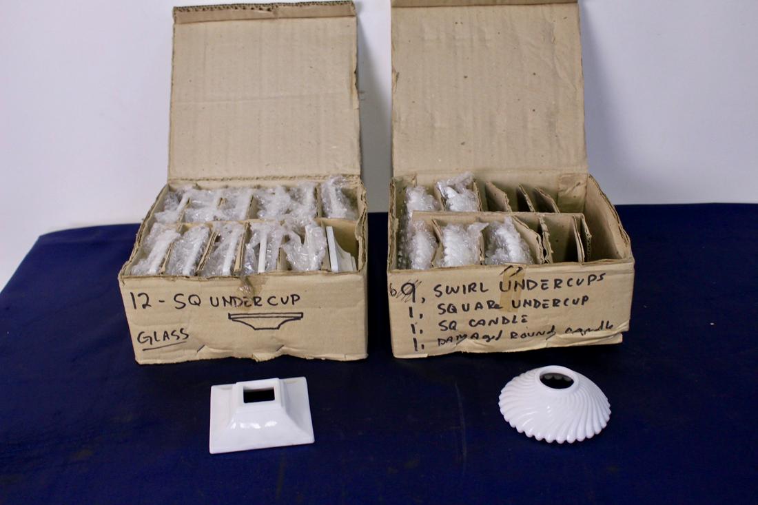 Replacement Bobche Square and Swirl Undercup Lighting Accessories (1 of 6)