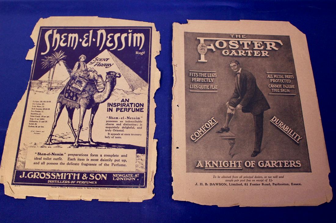 Set of 2 Shem El Nessim Eastern Scent of Araby Ad Poster (1 of 9)