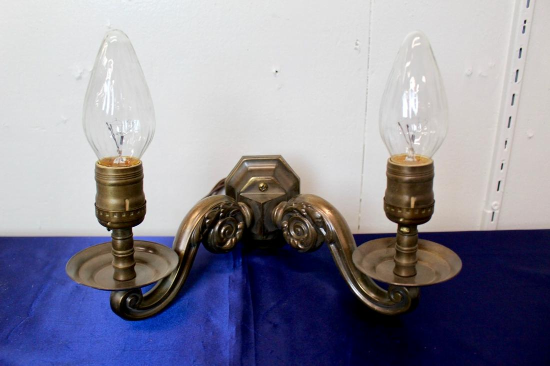 Double Arm Ornate Wall Sconce (1 of 7)