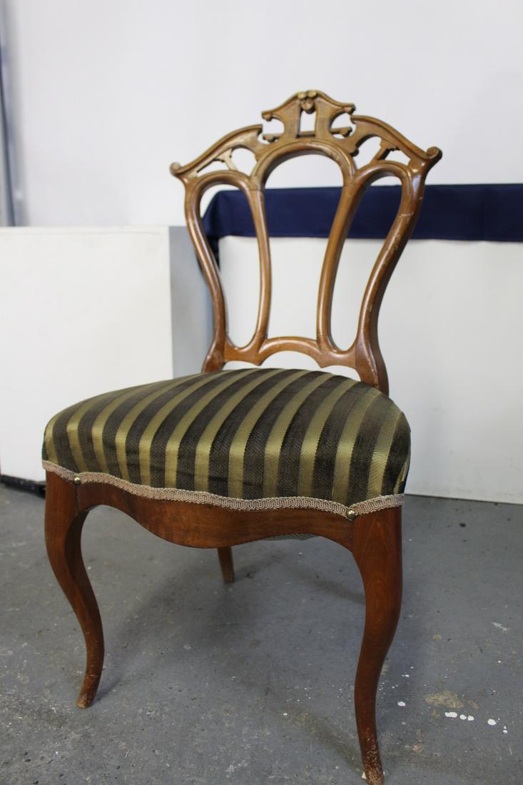 Victorian Gothic Style Wooden Chair (1 of 7)