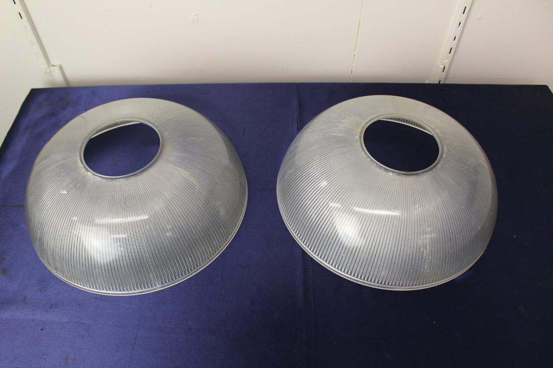 Holophane Mid Century Glass  Shades (1 of 10)