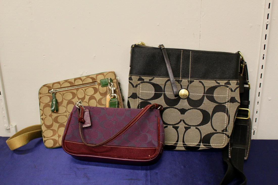 Three Coach Shoulder Bags and Hand Bag (1 of 10)