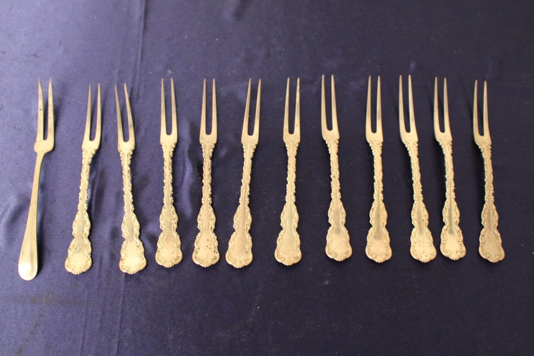 Birks Sterling Silver Dessert or Lobster Forks (1 of 4)