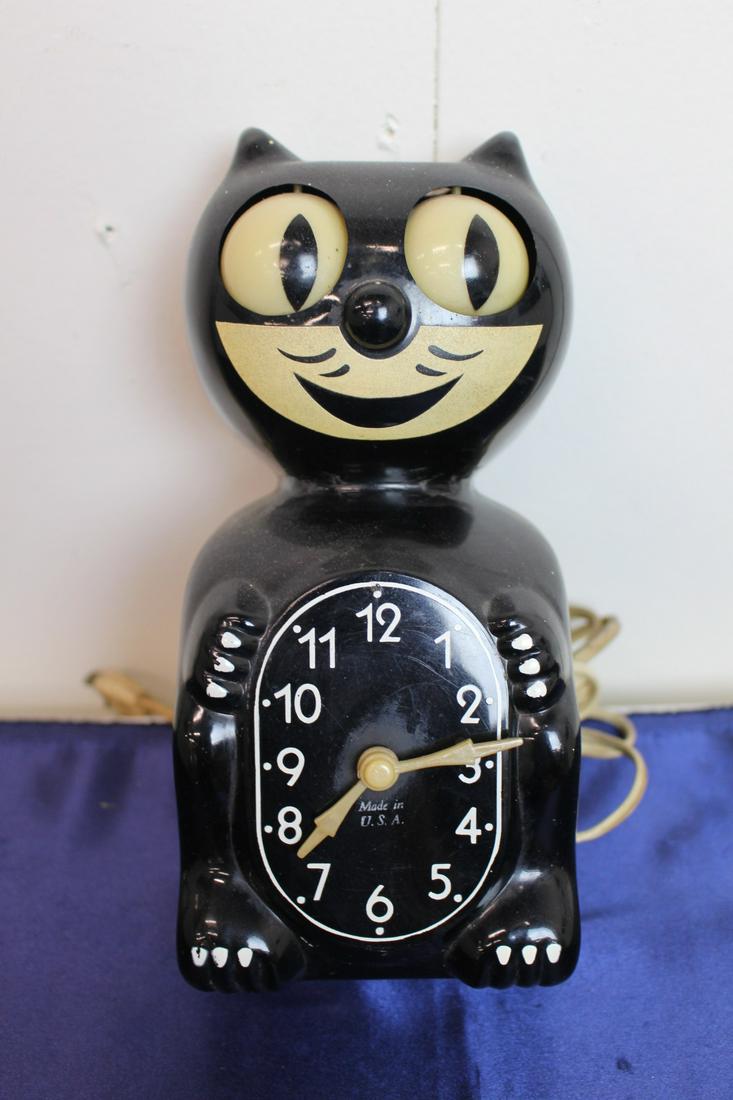 1950s Kit Cat Knock Clock Black (1 of 7)