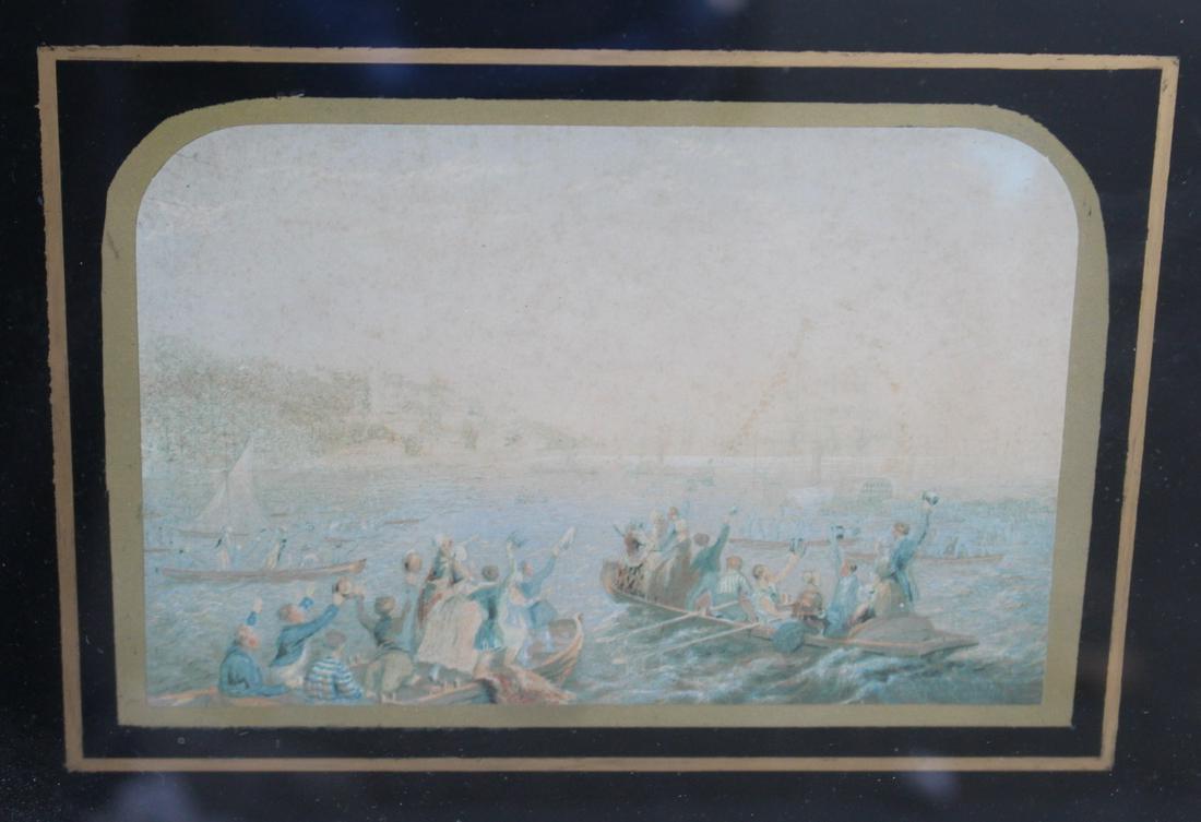 Framed George Baxter Print No. 277 Circa 1850 (1 of 9)