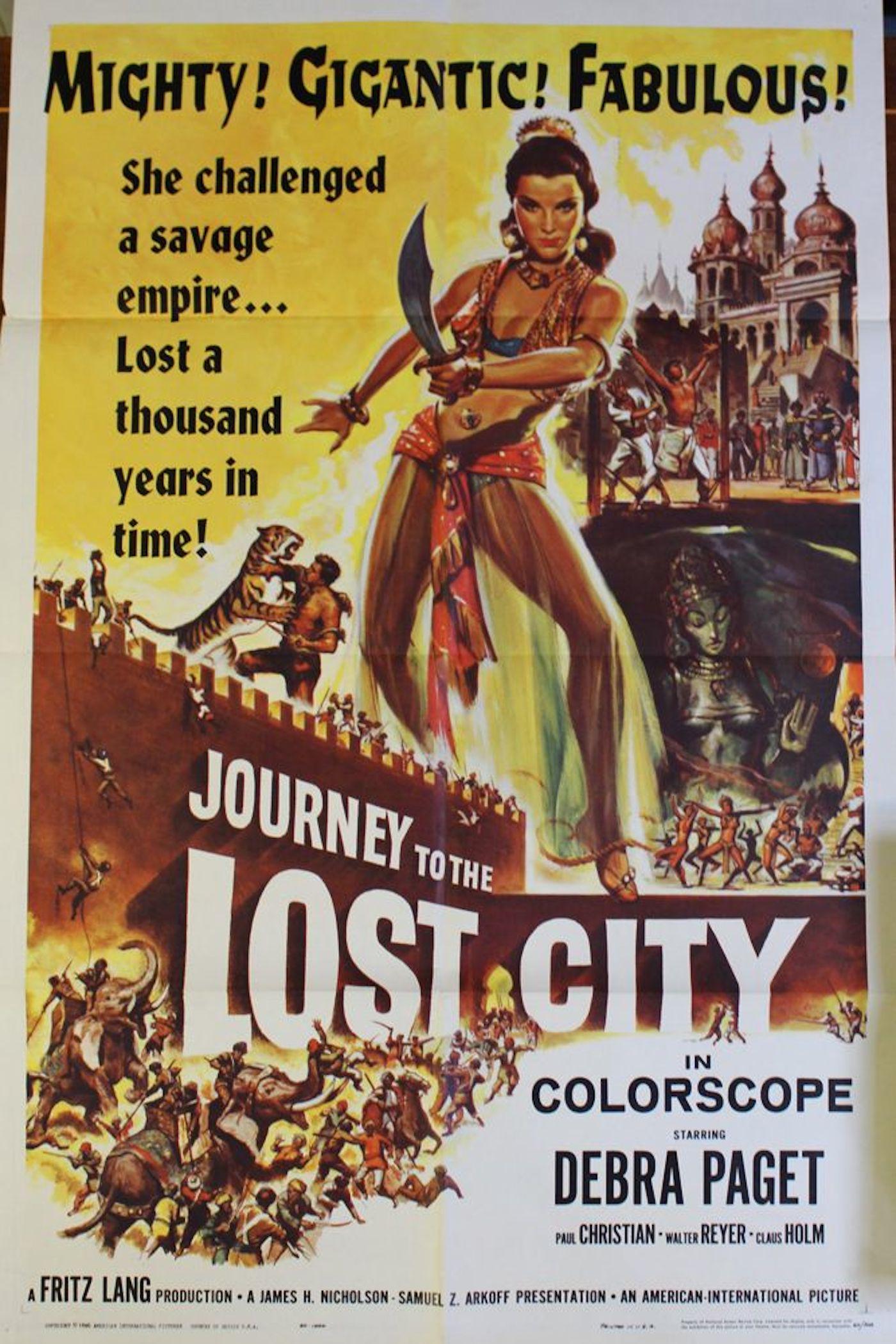 Original Journey To The Lost City or Tiger of Bengal Movie Poster and Lobby Cards (1 of 13)