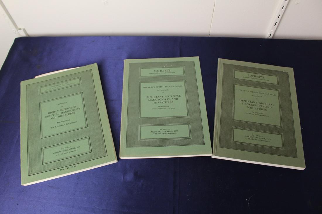 Sothebys Auction Catalogue Set 1969, 1978 and 1979 (1 of 10)