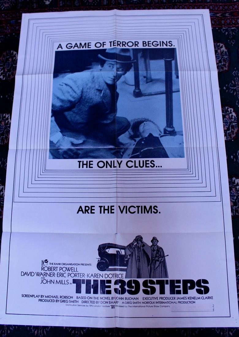 The Thirty Nine Steps Original Vintage Movie Poster 1978 (1 of 7)