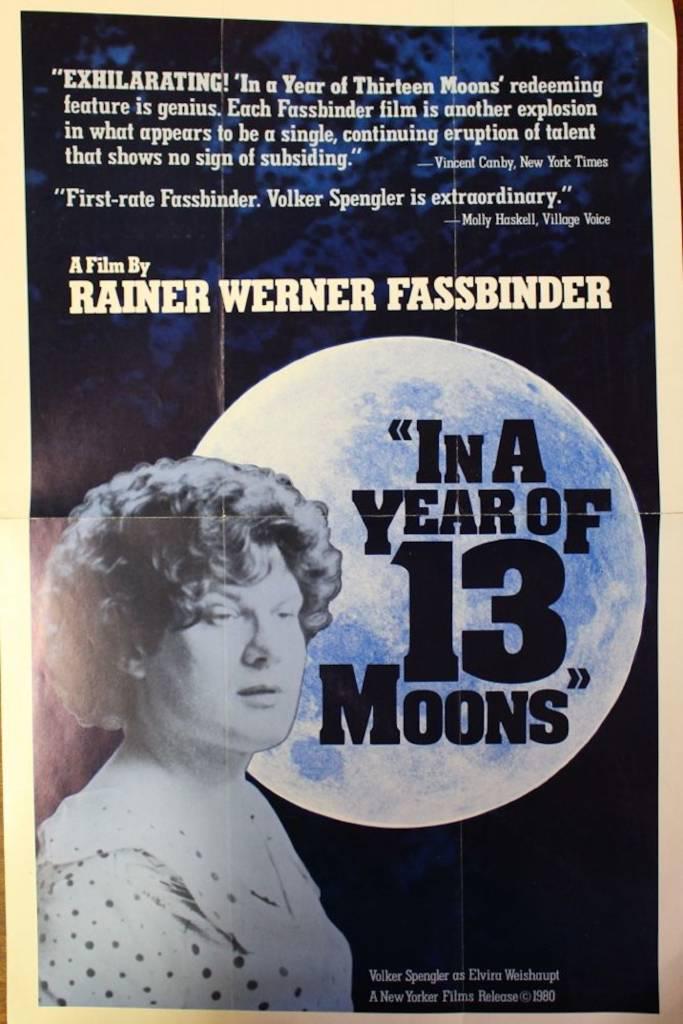 German film "In a Year with 13 Moons" 1978 Movie Poster (1 of 5)