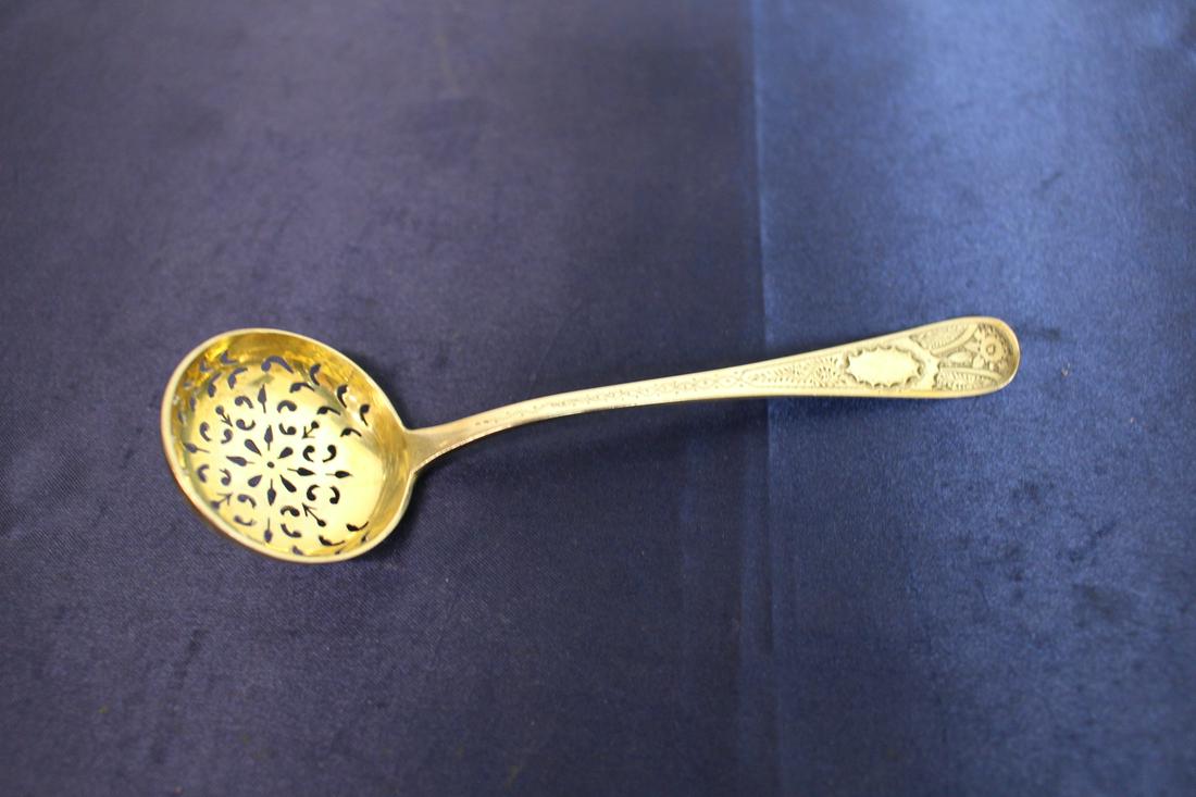 Sterling Silver London Sugar  Sifting Spoon (1 of 8)