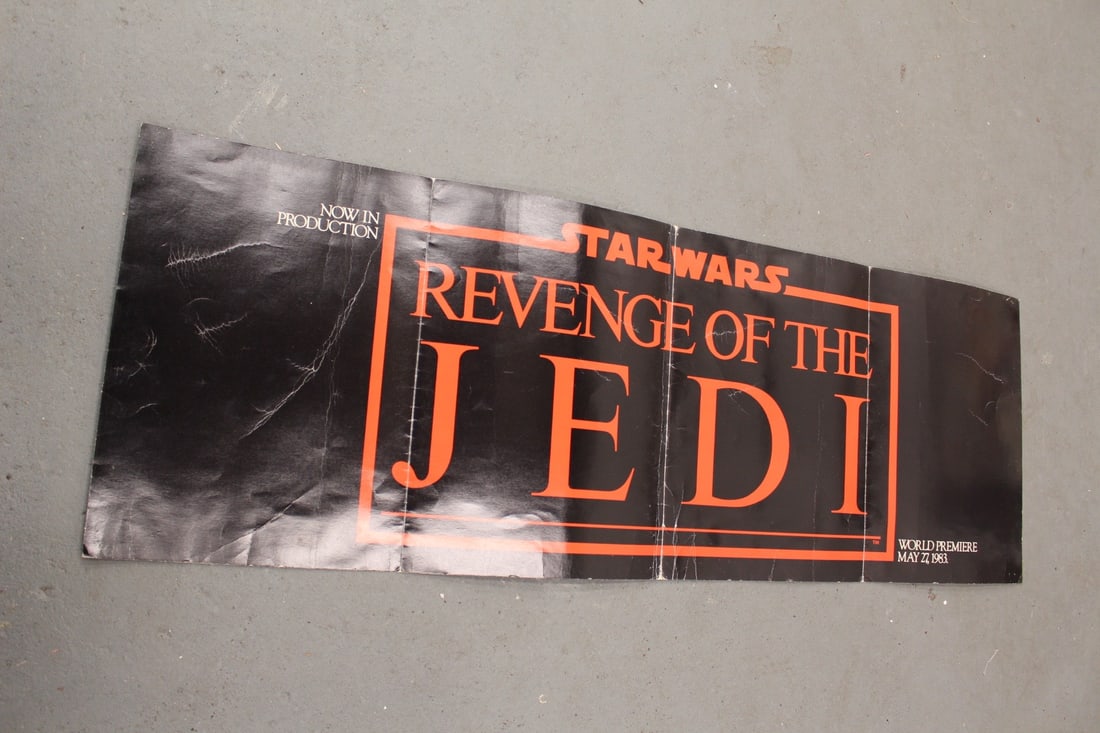 Rare Star Wars Revenge of the Jedi Theatre Quad Fold Foster (1 of 14)