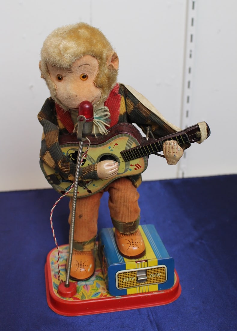 ALPS 1960年代製　ギミック満載　Rock’n Roll Monkey Main Street Toys - Vintage Alps Japan Battery Operated Rock