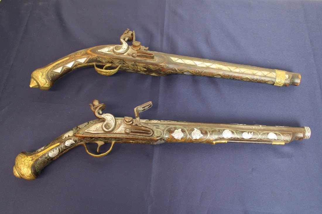 Antique Turkish Pistols with Distinct Design (1 of 13)