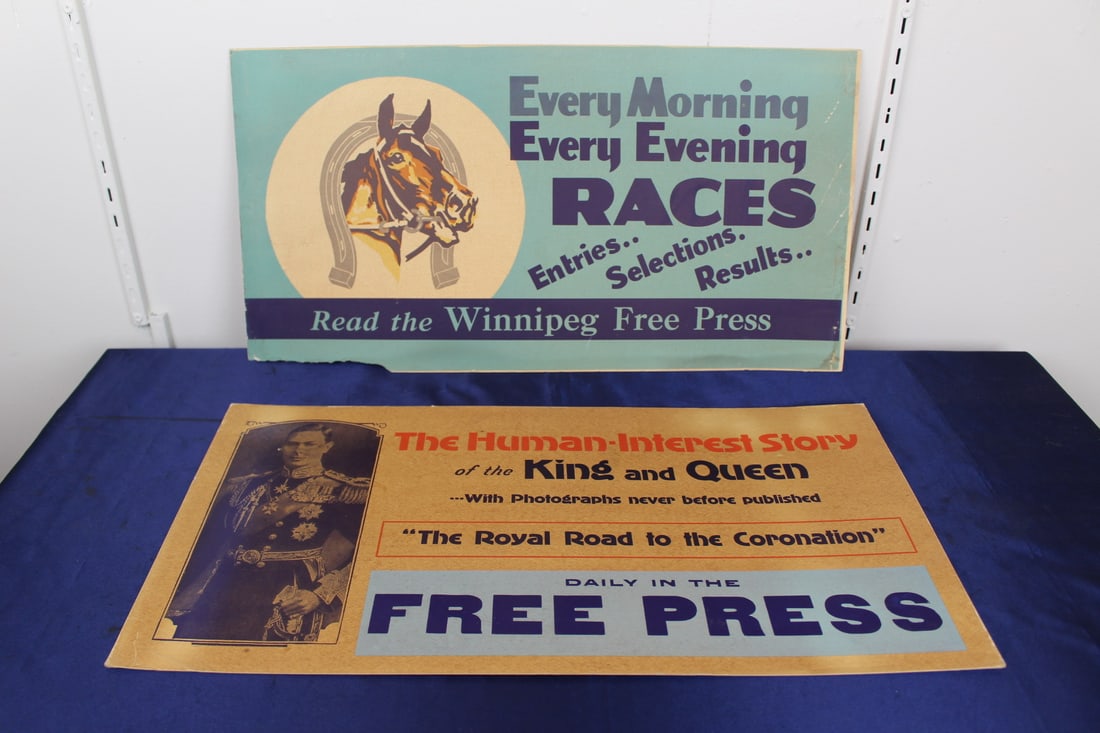 Vintage Cardboard Ads for Buses and Street Cars (1 of 8)