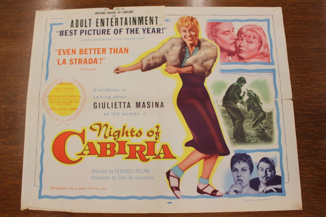 Original Night of Cabiria Movie Posters and Stills (1 of 14)